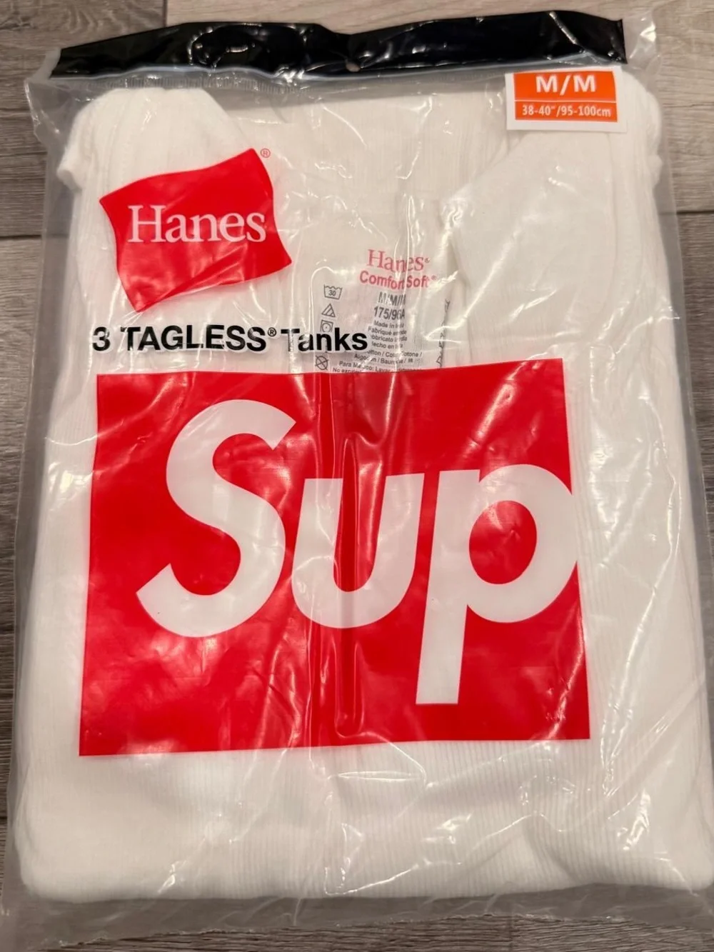 Hanes White Tank vest